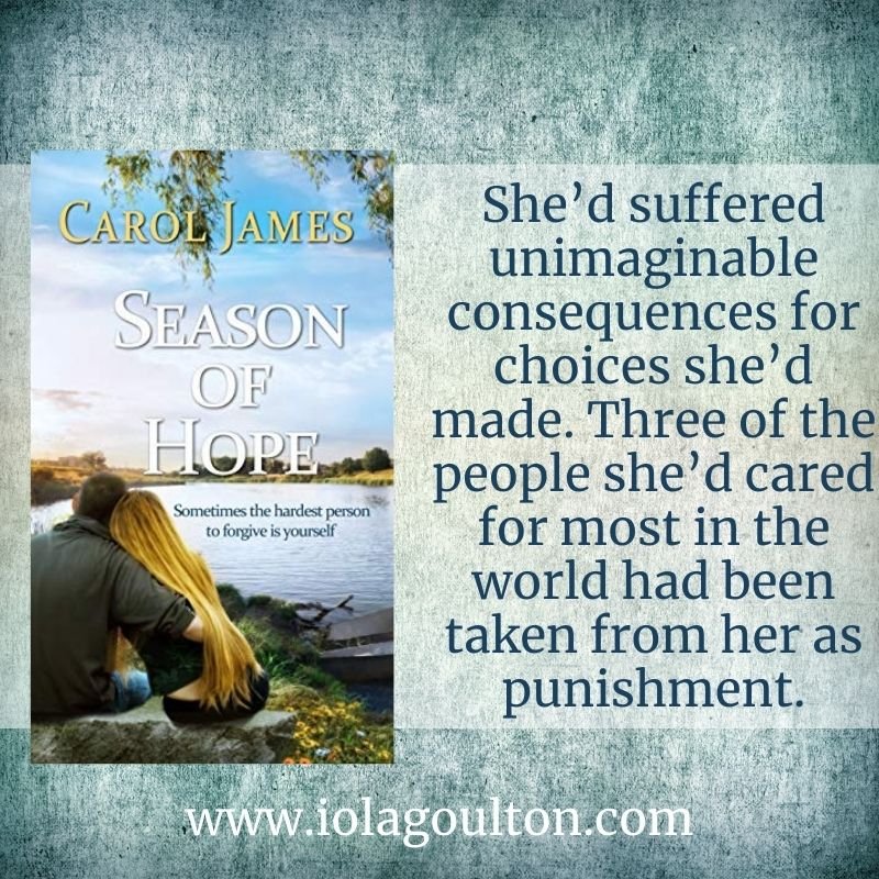 She’d suffered unimaginable consequences for choices she’d made. Three of the people she’d cared for most in the world had been taken from her as punishment.