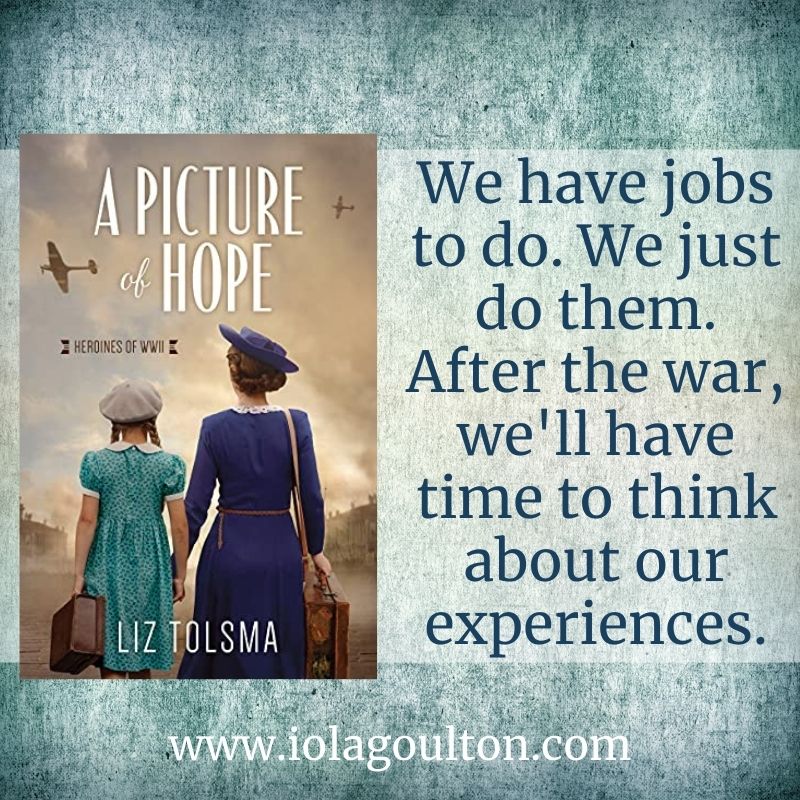 We have jobs to do. We just do them. After the war, we'll have time to think about our experiences.