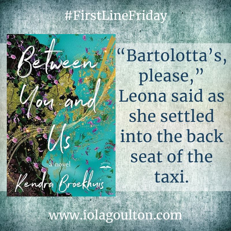 “Bartolotta’s, please,” Leona said as she settled into the back seat of the taxi.