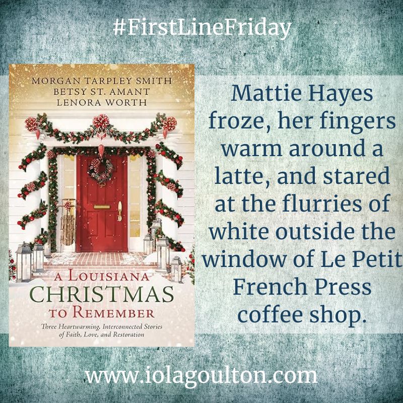 Mattie Hayes froze, her fingers warm around a latte, and stared at the flurries of white outside the window of Le Petit French Press coffee shop.